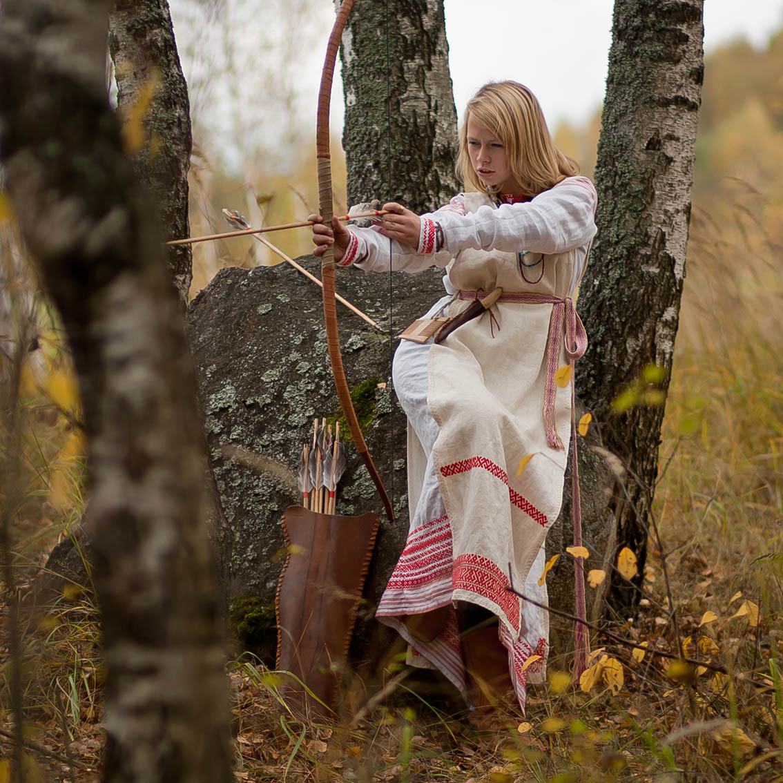 Sexy photo Girls in Slavic costumes in Lahore